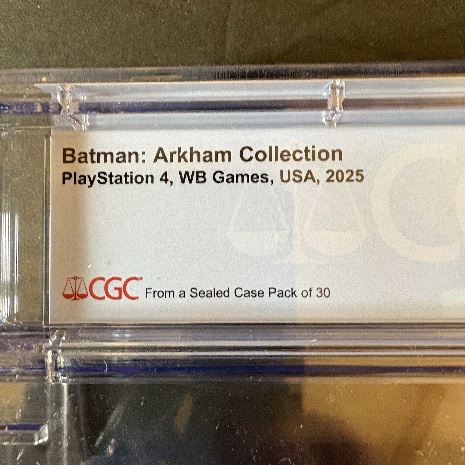 Batman Arkham Collection PlayStation 4 Brand New Sealed PS4 CGC Graded 9.9 A++