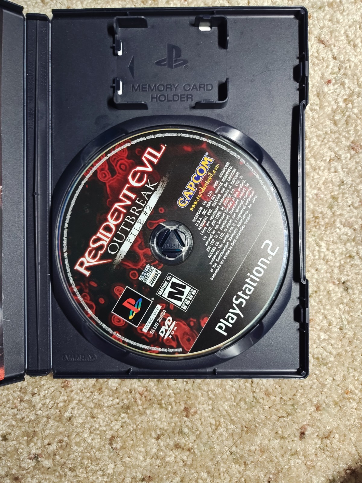 Resident Evil: Outbreak — File #2 (Sony PlayStation 2, 2005) Complete W Reg PS2