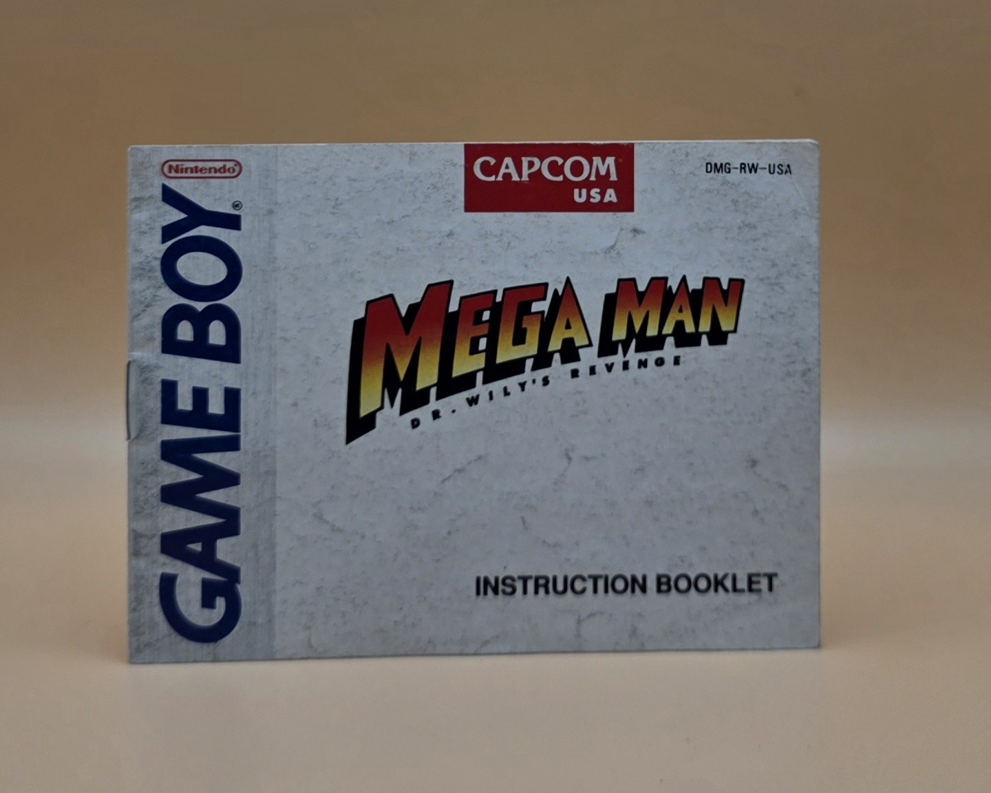 Mega Man: Dr. Wily’s Revenge (Nintendo Game Boy) Manual Only