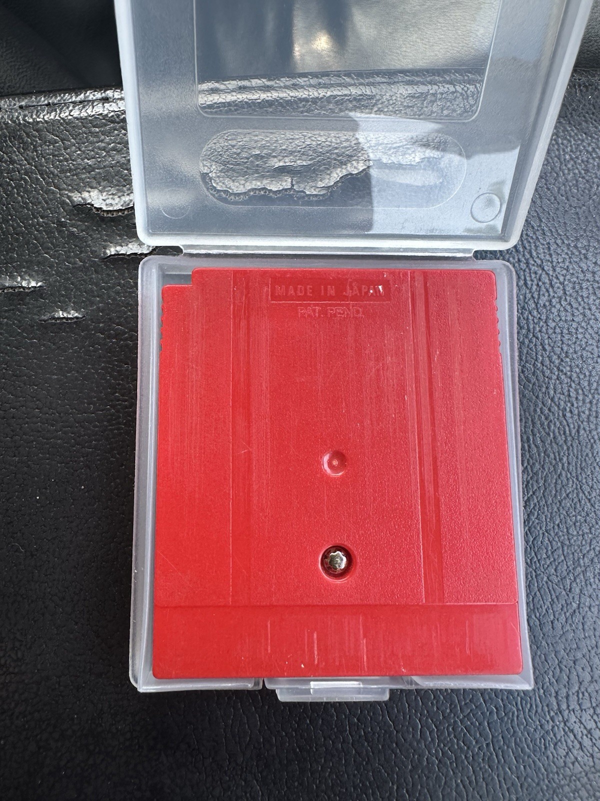 Authentic Pokemon Red Version Nintendo Gameboy GB Working (Label messed up)