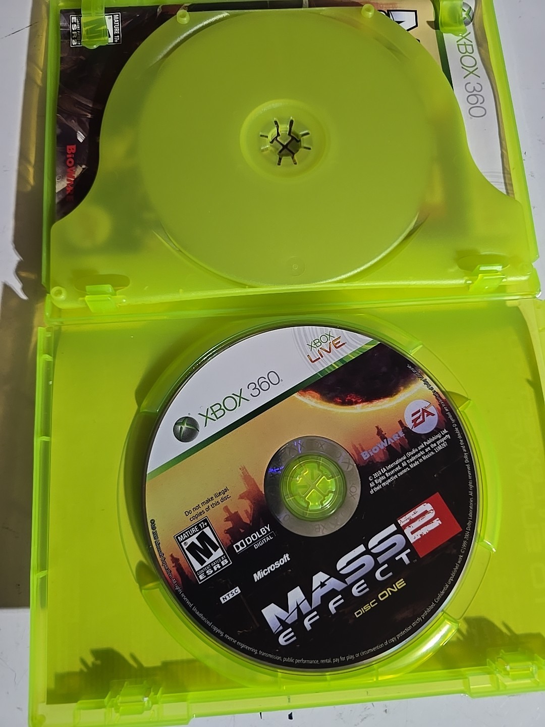 Mass Effect 2 (Microsoft Xbox 360, 2010)