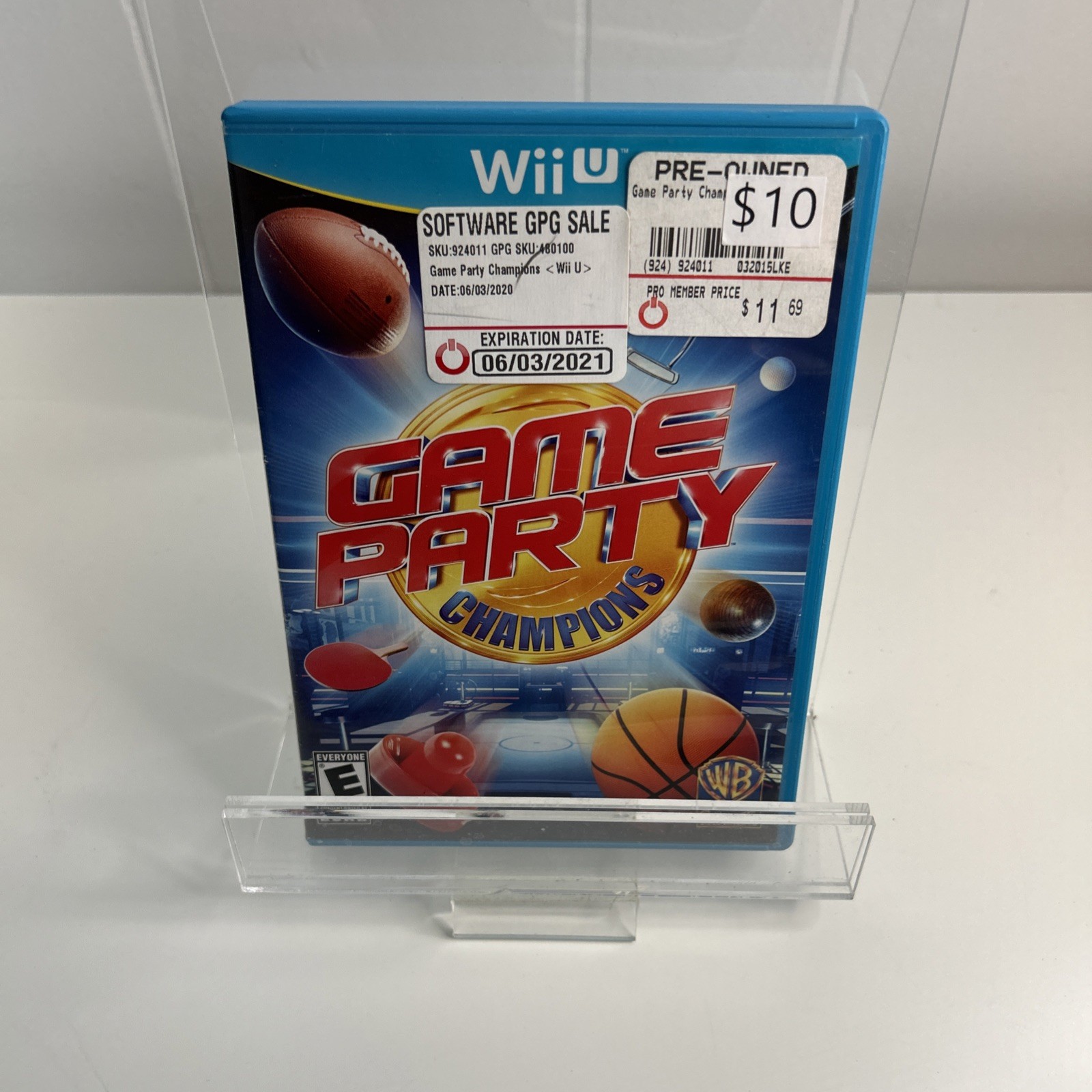 Game Party Champions (Nintendo Wii U, 2012) Complete and Tested