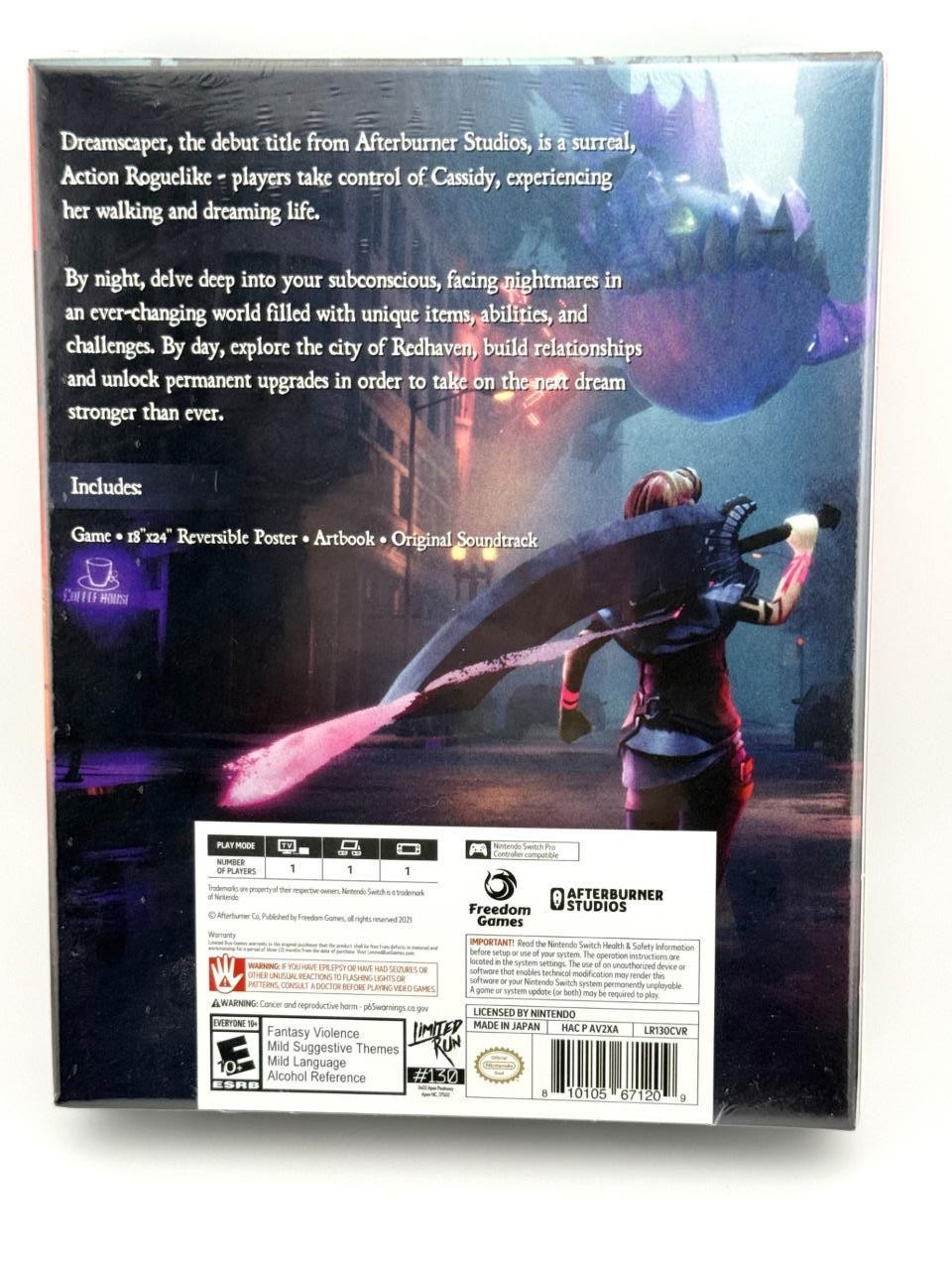 New Dreamscaper Collector’s Edition Nintendo Switch Limited Run Games SEALED