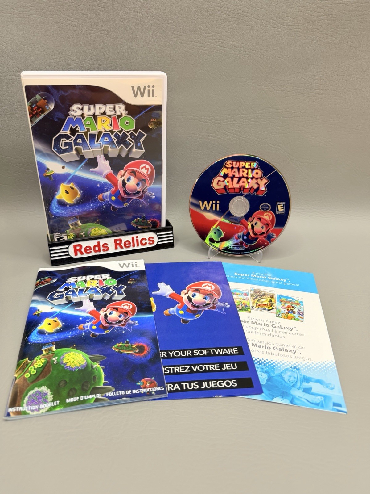 Super Mario Galaxy Nintendo Wii Complete CIB – Top Quality + 1yr Warranty