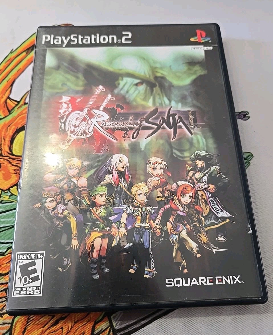Romancing SaGa (Sony PlayStation 2, PS2, 2005) CIB W. Reg Card