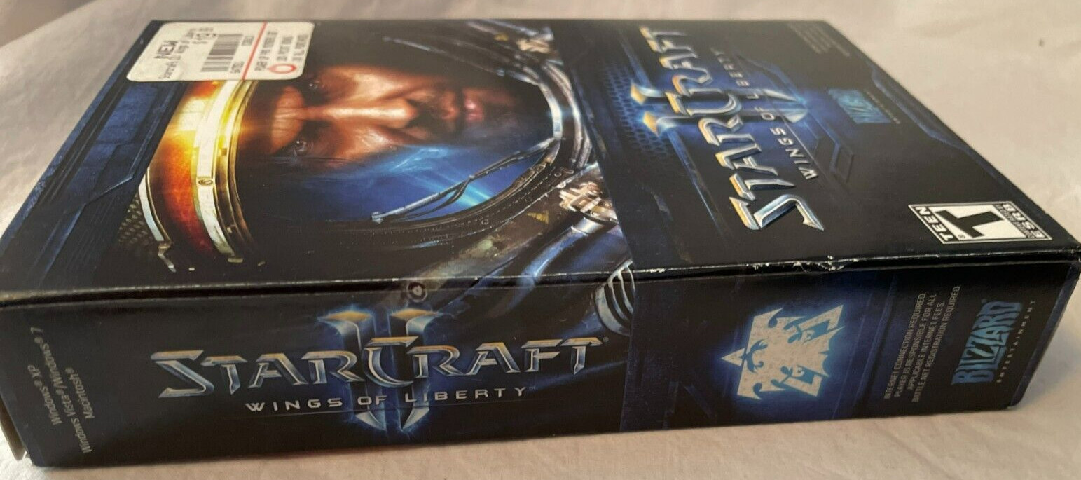 Starcraft Wings of Liberty Rated T PC Game Internet Connection Required