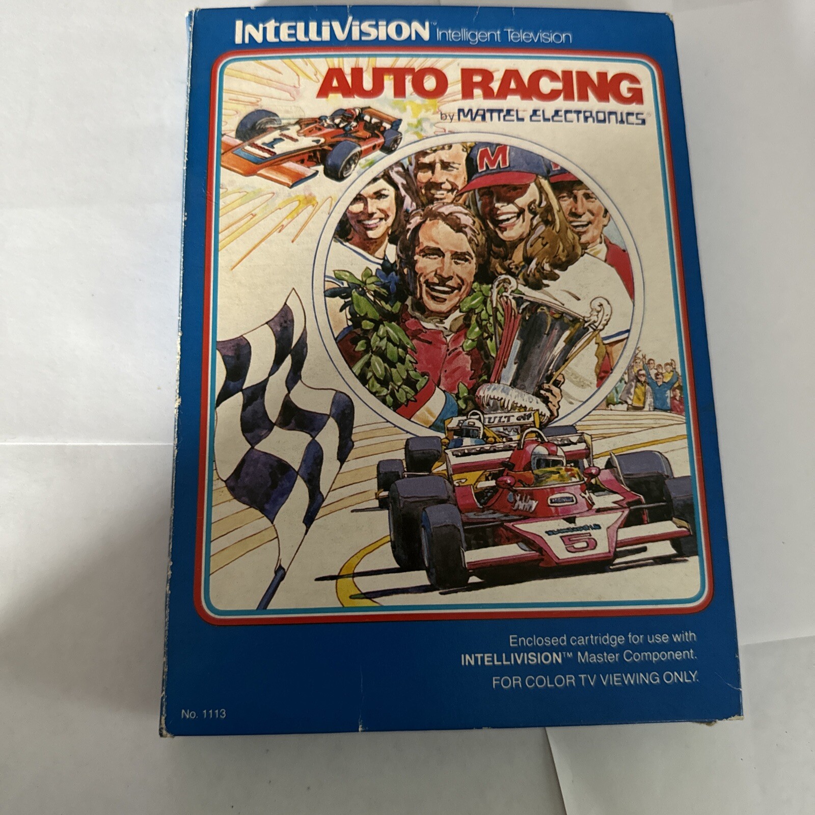 Intellivison Inc Auto Racing for Intellivision CIB Untested