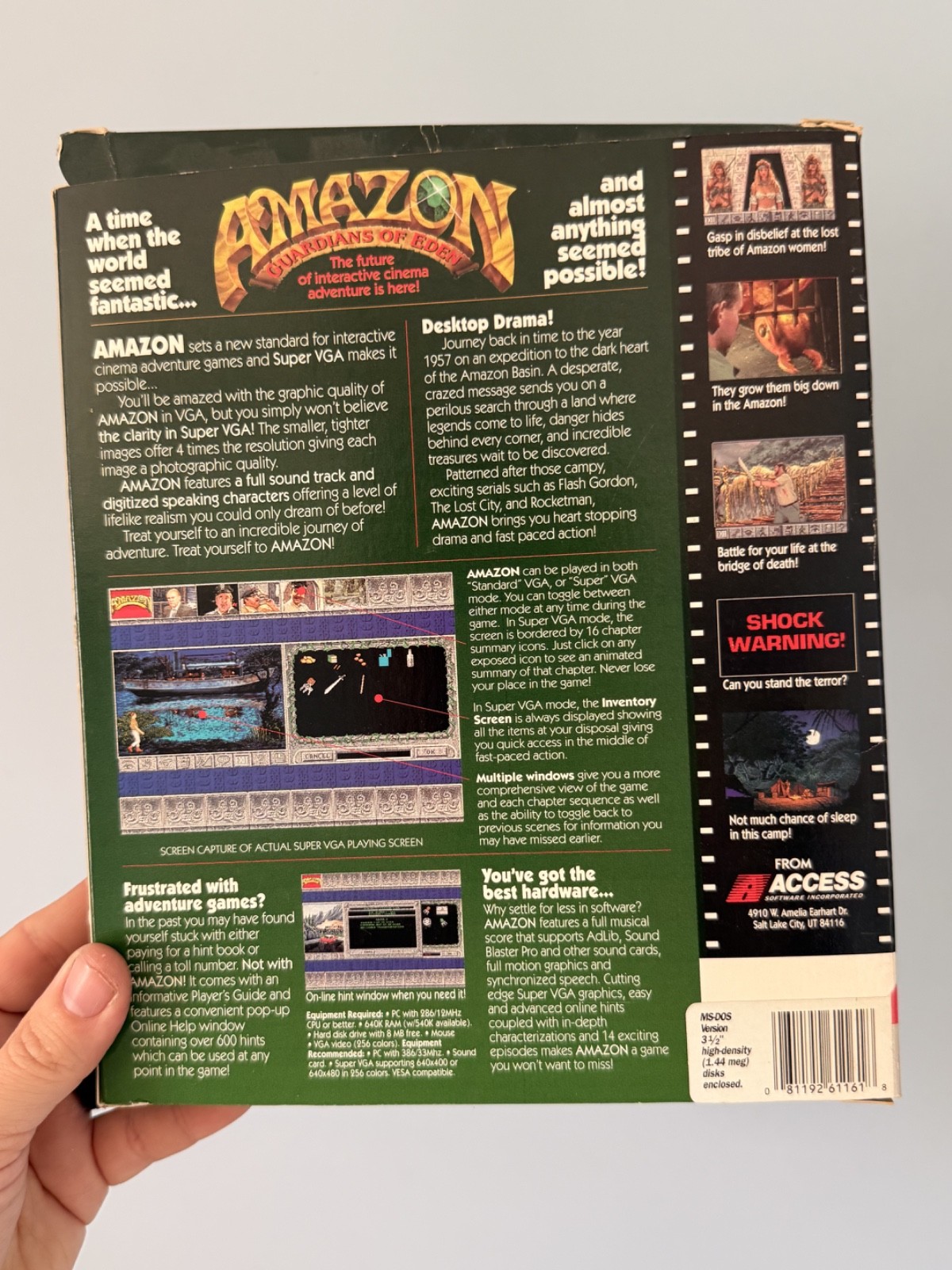 Amazon: Guardians of Eden Big Box IBM PC 3.5″ Floppy! With Box and Inserts!