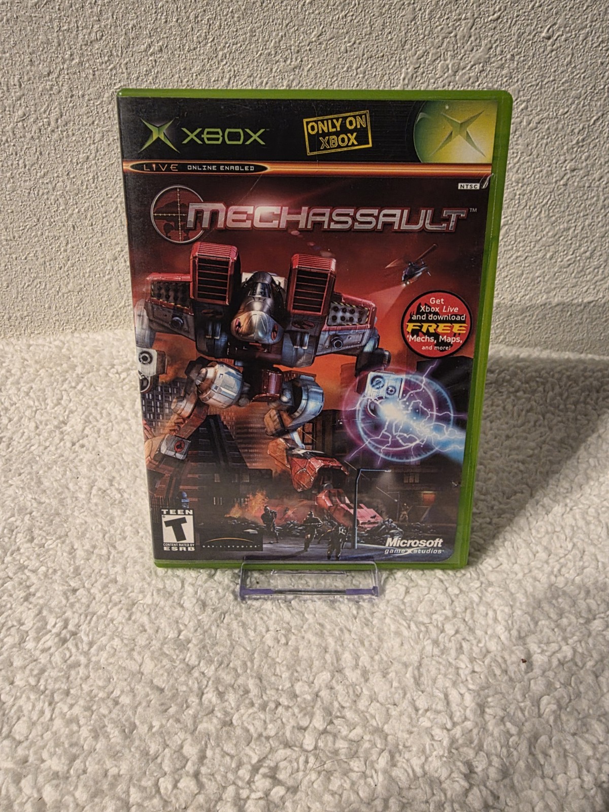 MechAssault (Microsoft Xbox, 2002). Tested. CIB. W/inserts Freeship!