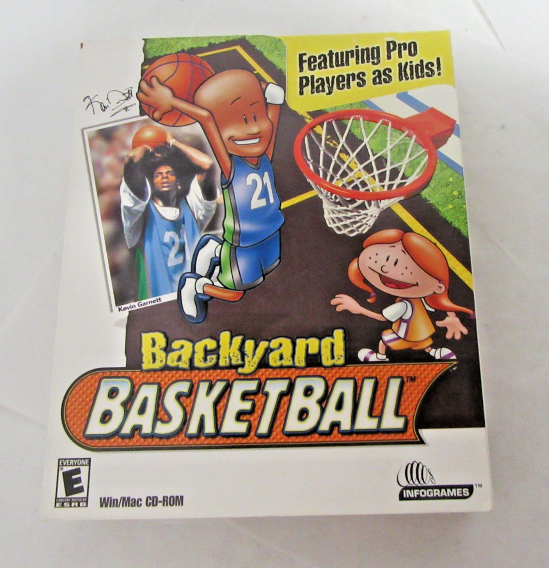 New Vtg. Sealed Old Stock 2001 Backyard Basketball Big Box PC Windows Mac Game