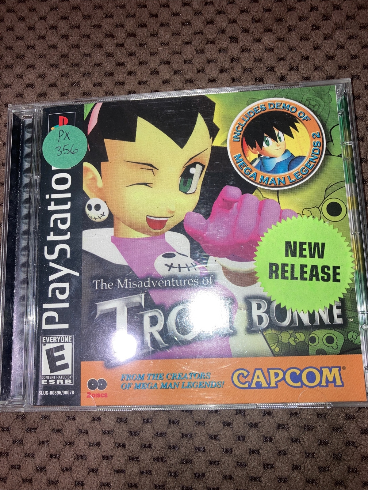 The Misadventures of Tron Bonne PS1 – CIB Authentic Manual with reg & Demo