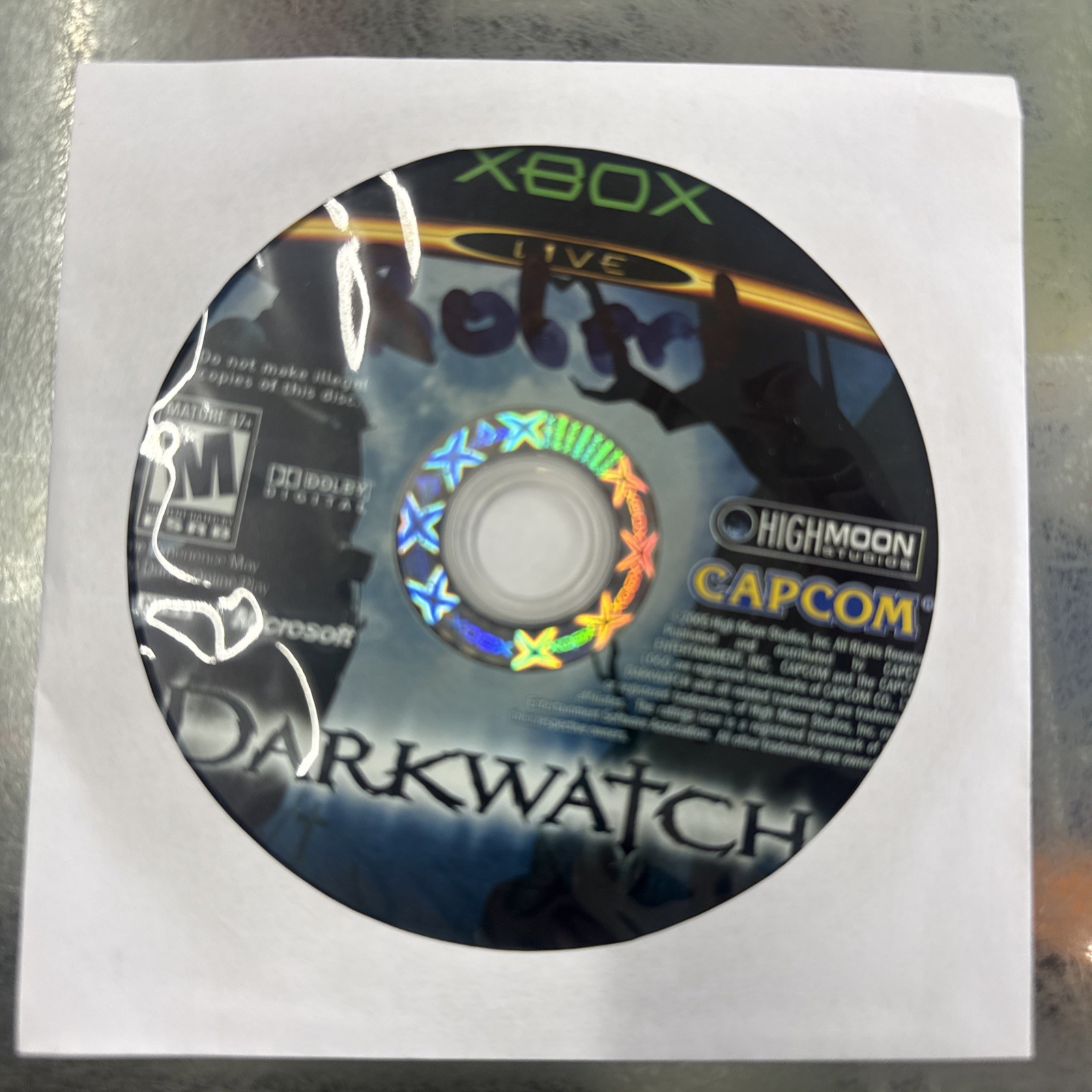 Darkwatch (Microsoft Xbox, 2005) Authentic Original Video Game – Disc Only