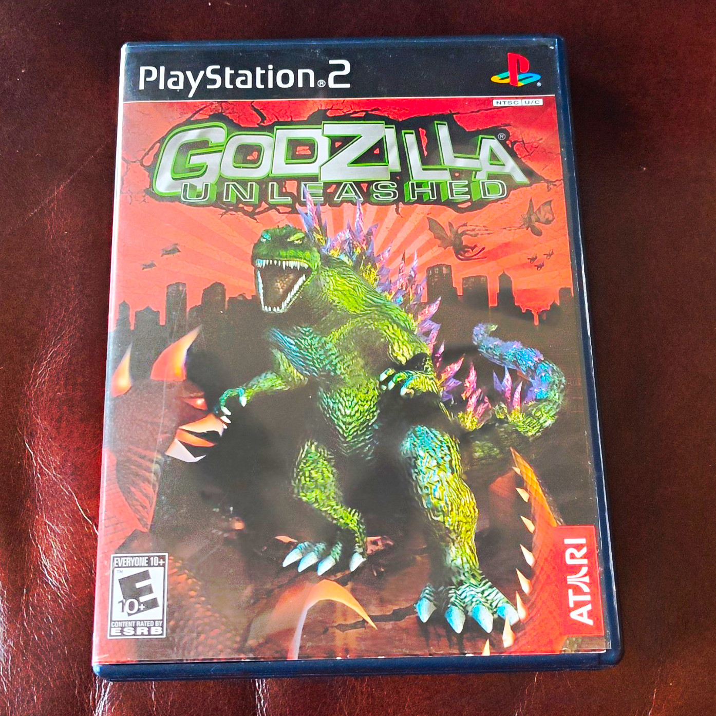Atari Godzilla: Unleashed PS2 2007 NTSC-U/C E10+ Manual Included Multiplayer