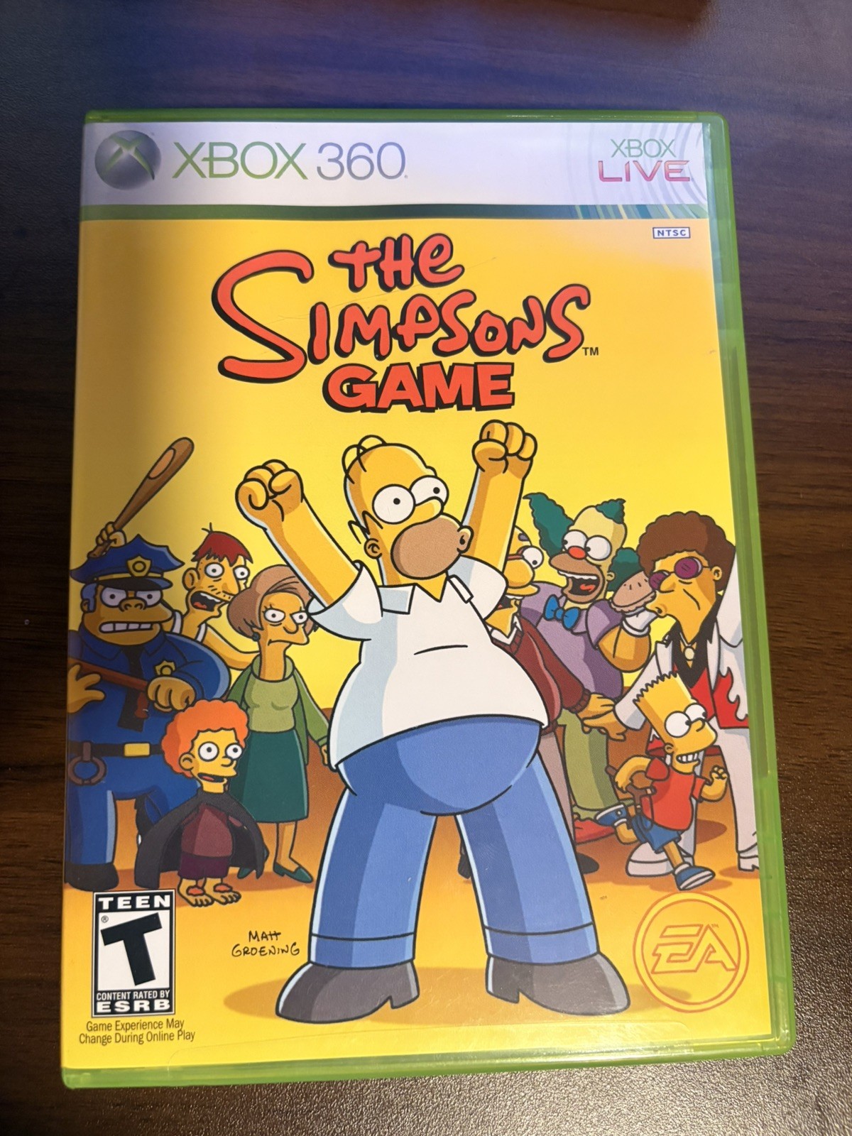 The Simpsons Game Xbox 360 Complete Pristine Disc unopened READ