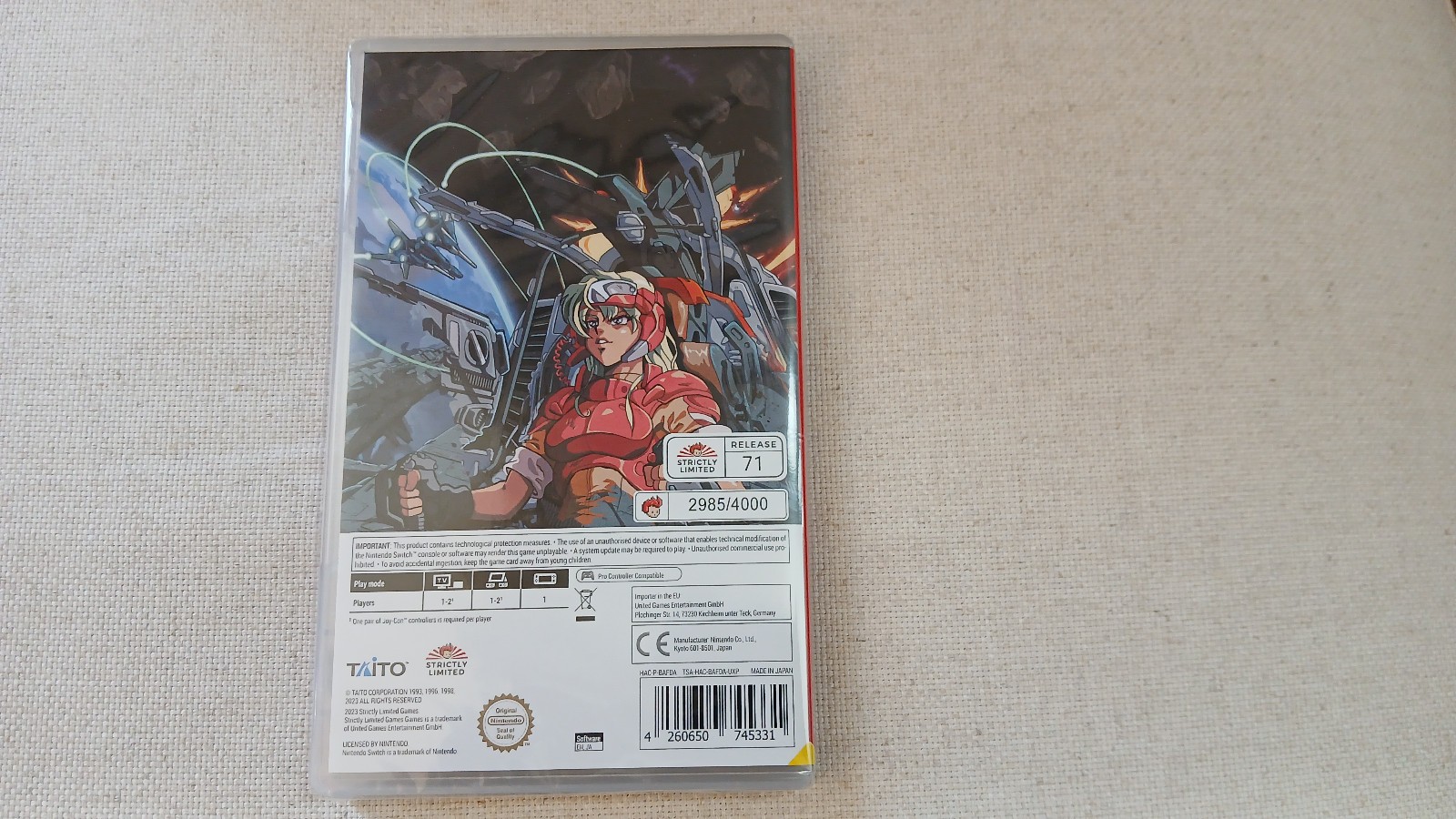 Nintendo Switch: Ray’z Arcade Chronology (Strictly Limited Games) NEW & Sealed