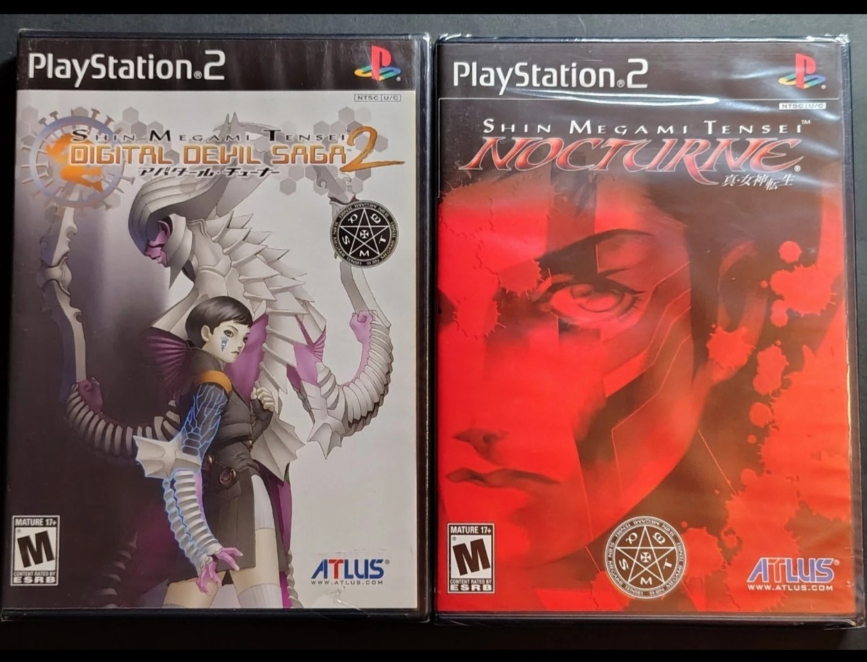 Shin Megami Tensei: Digital Devil Saga 2 & Nocturne PS2 *Plz Read Description*
