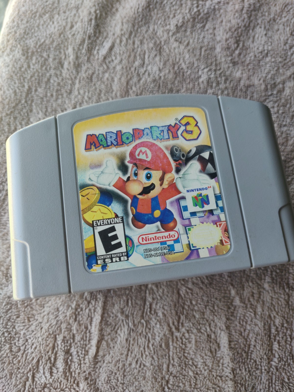 Authentic Original N64 ” Mario Party 3 ” Video Game Tested Working Nintendo 64