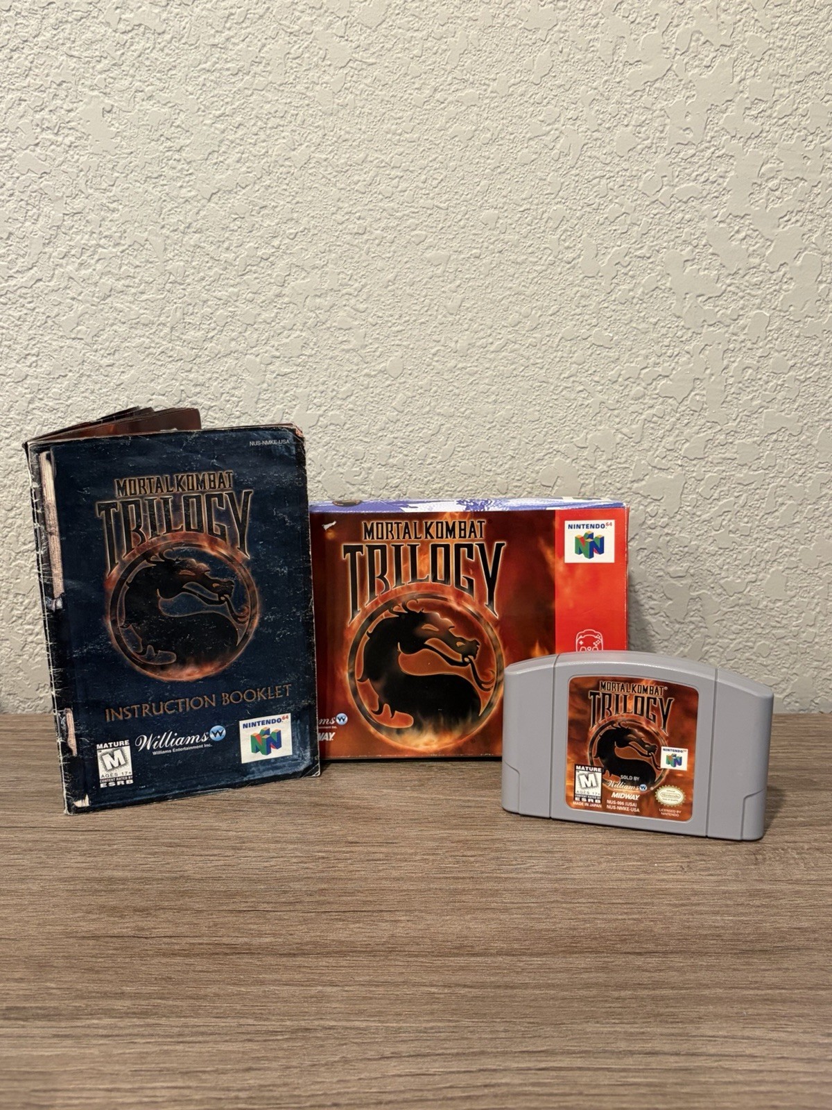 Mortal Kombat Trilogy N64 Authentic CIB Original Box W/ Manual Cleaned & Tested
