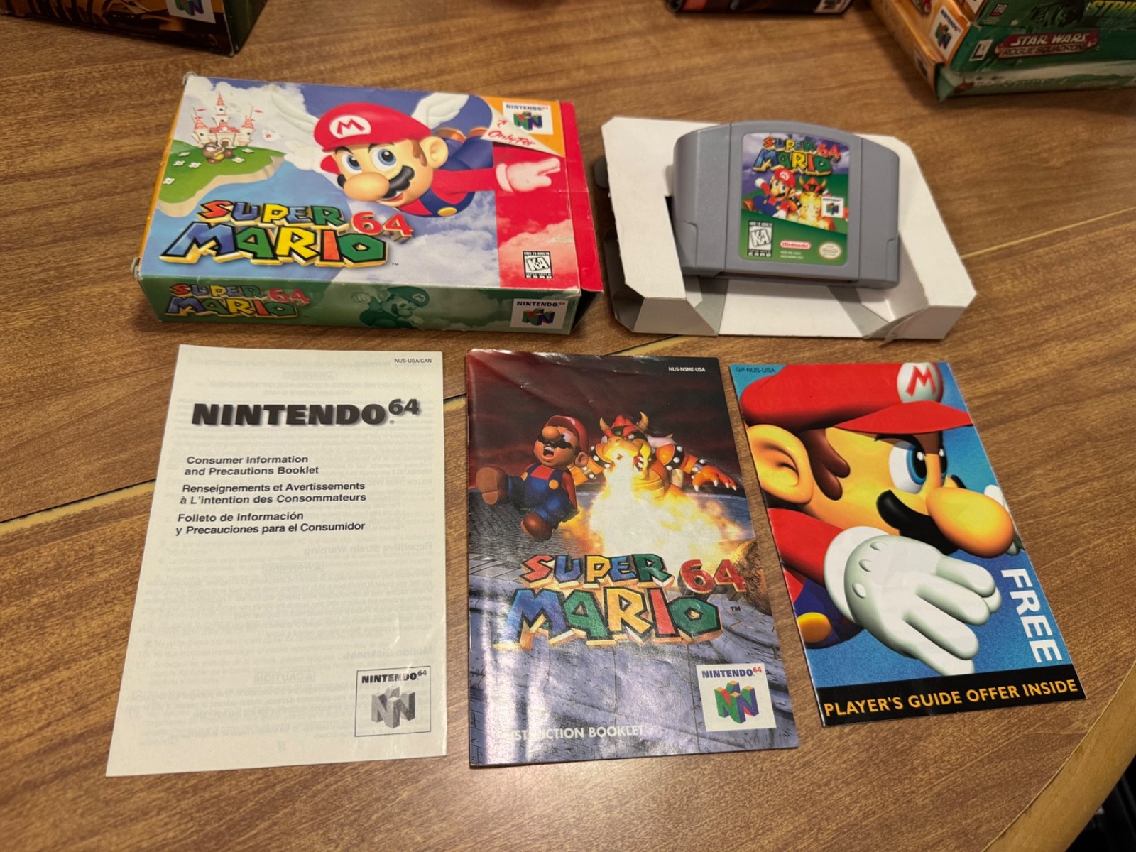 Super Mario 64 (Nintendo 64) N64 CIB complete video game beautiful condition VG+