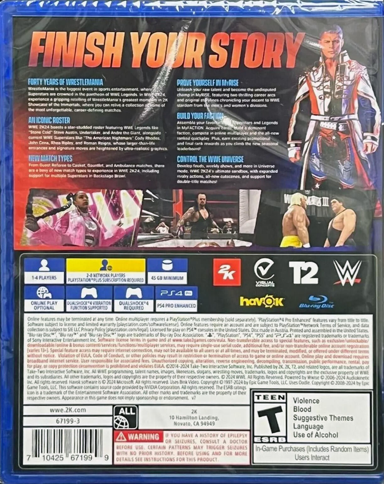 WWE 2K24 – PlayStation 4