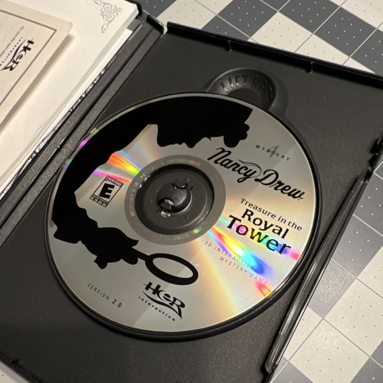 Nancy Drew: Treasure in the Royal Tower PC Game Her Interactive 2001 Manual
