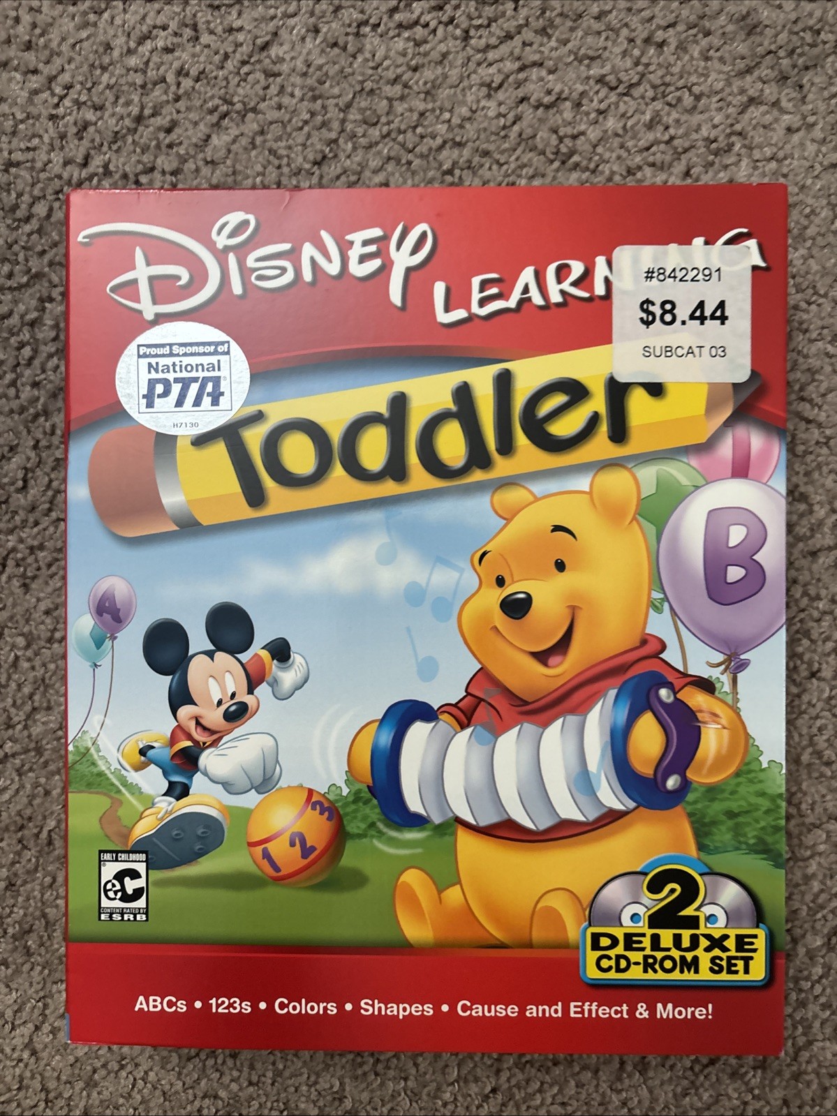 Disney Learning Toddler Deluxe Mickey Mouse Winnie the Pooh Big Box Brand New