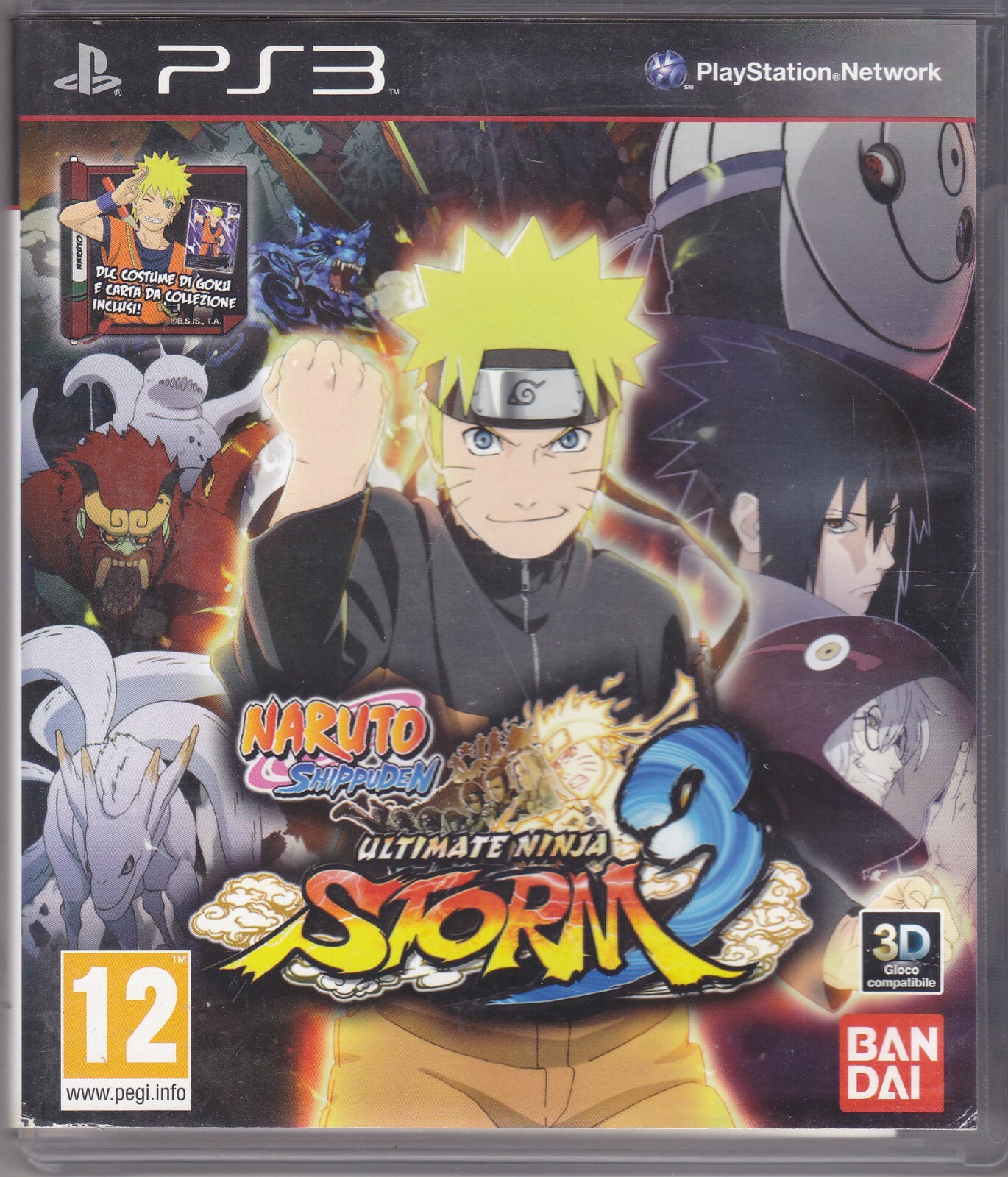 Ps3 PlayStation 3 NARUTO SHIPPUDEN ULTIMATE NINJA STORM 3 come nuovo italia