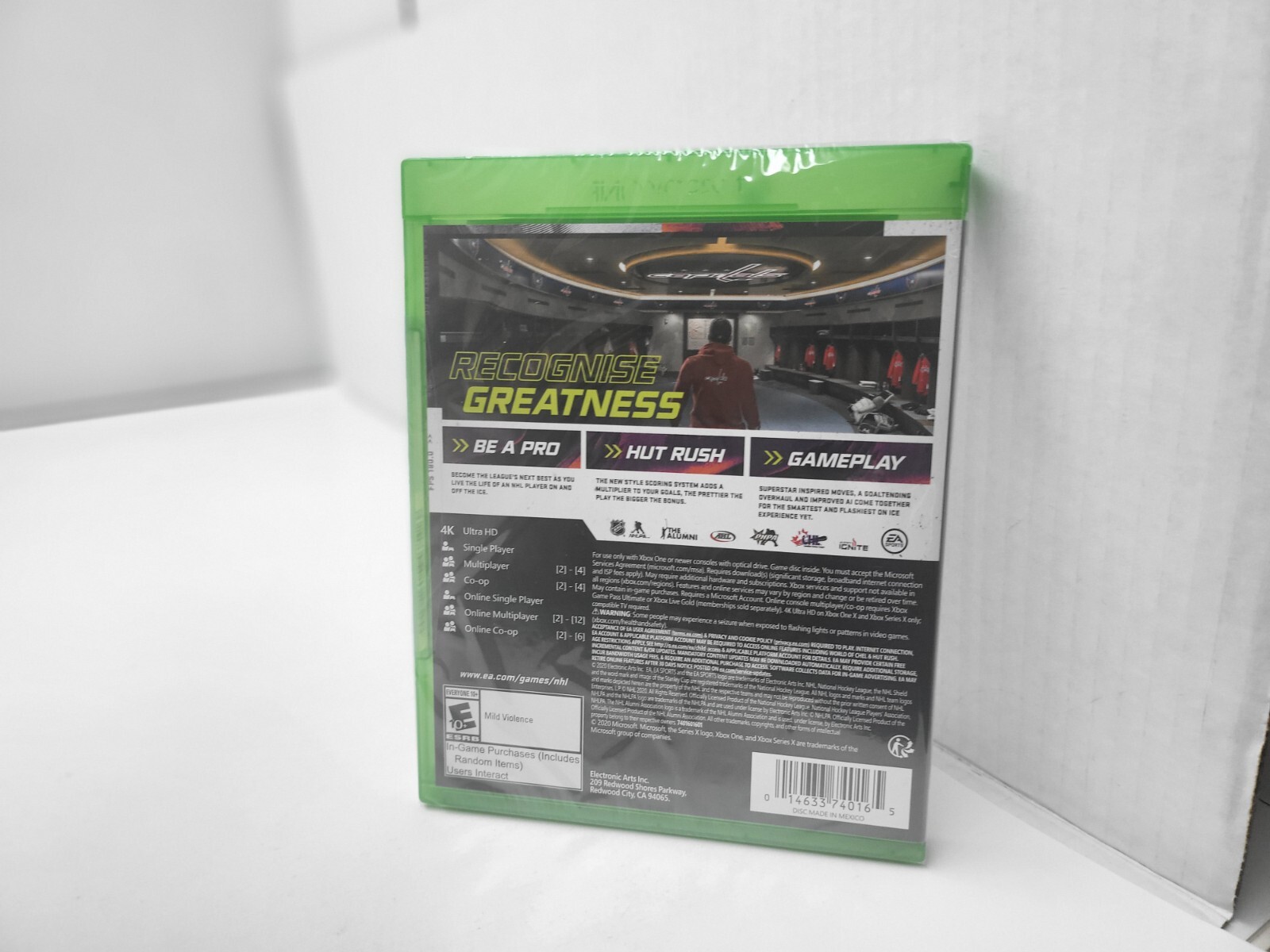 MINT NEW FACTORY SEALED NHL 21 2021 HOCKEY GAME FOR XBOX ONE XBOX & SERIES X