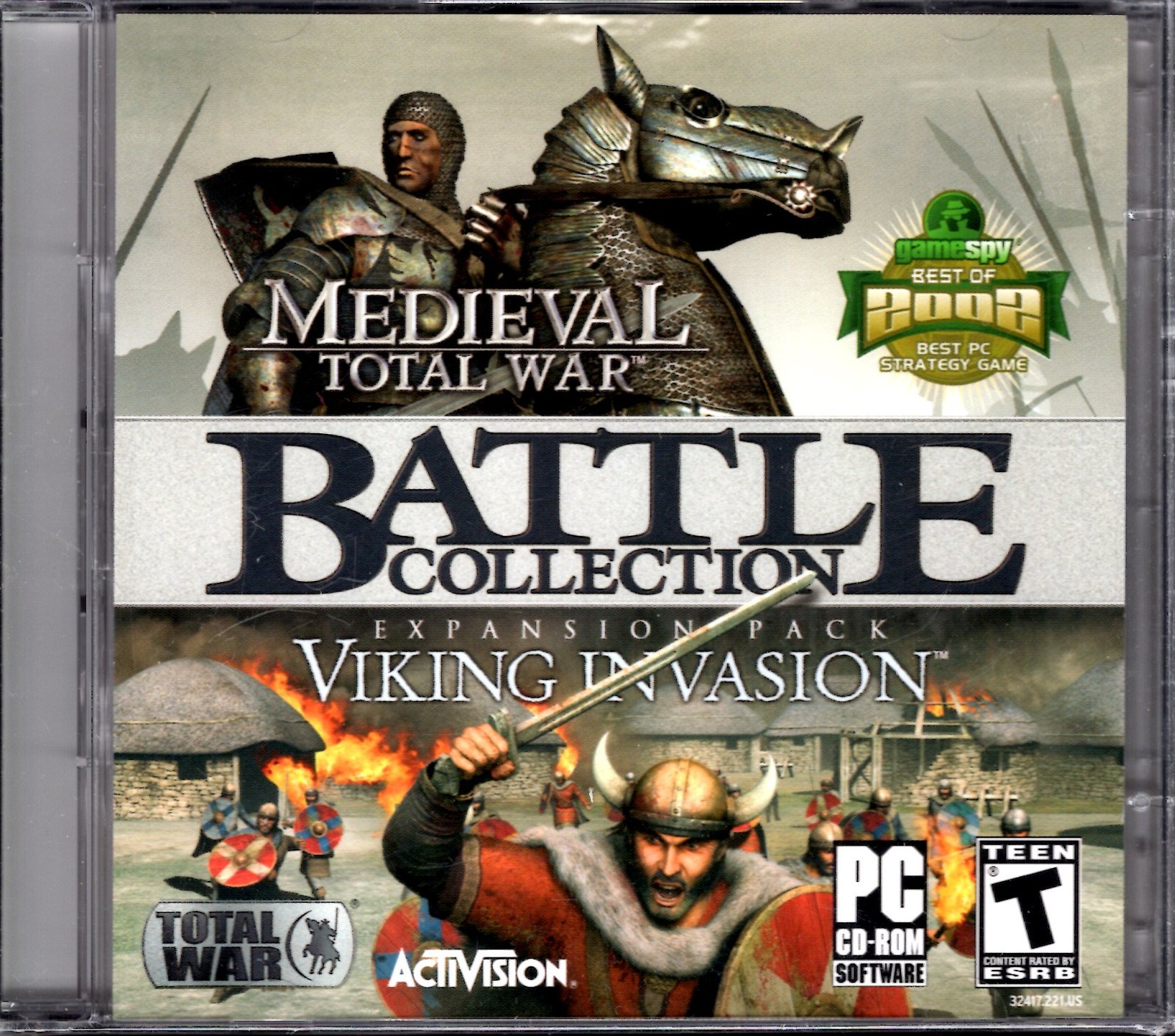 Medieval Total War Battle Collection PC CD-ROM Viking Invasion Expansion ESRB T