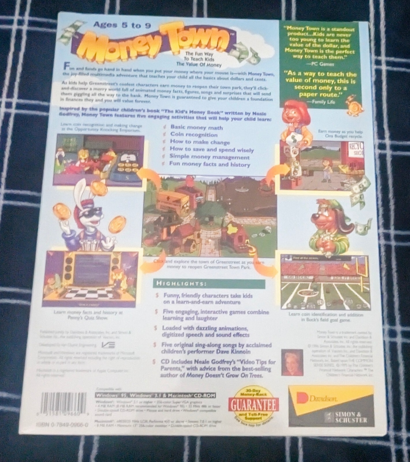 Money Town – PC Game – In Box Factory Sealed Brand New RARE & IN MINT CONDITION!