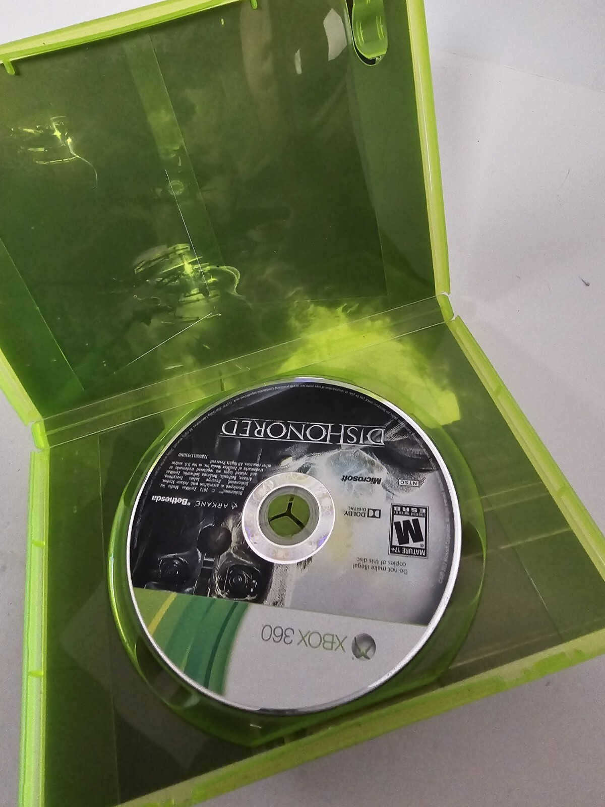 Dishonored Xbox 360 free shipping