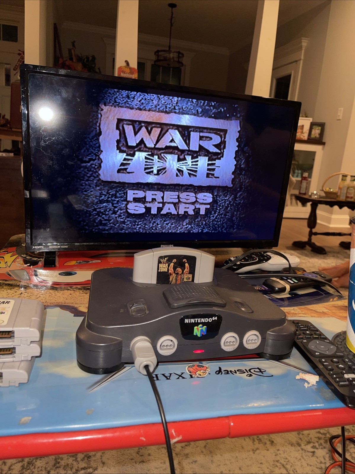 WF War Zone (Nintendo 64, 1998) Authentic Tested & Working N64 Free Shipping
