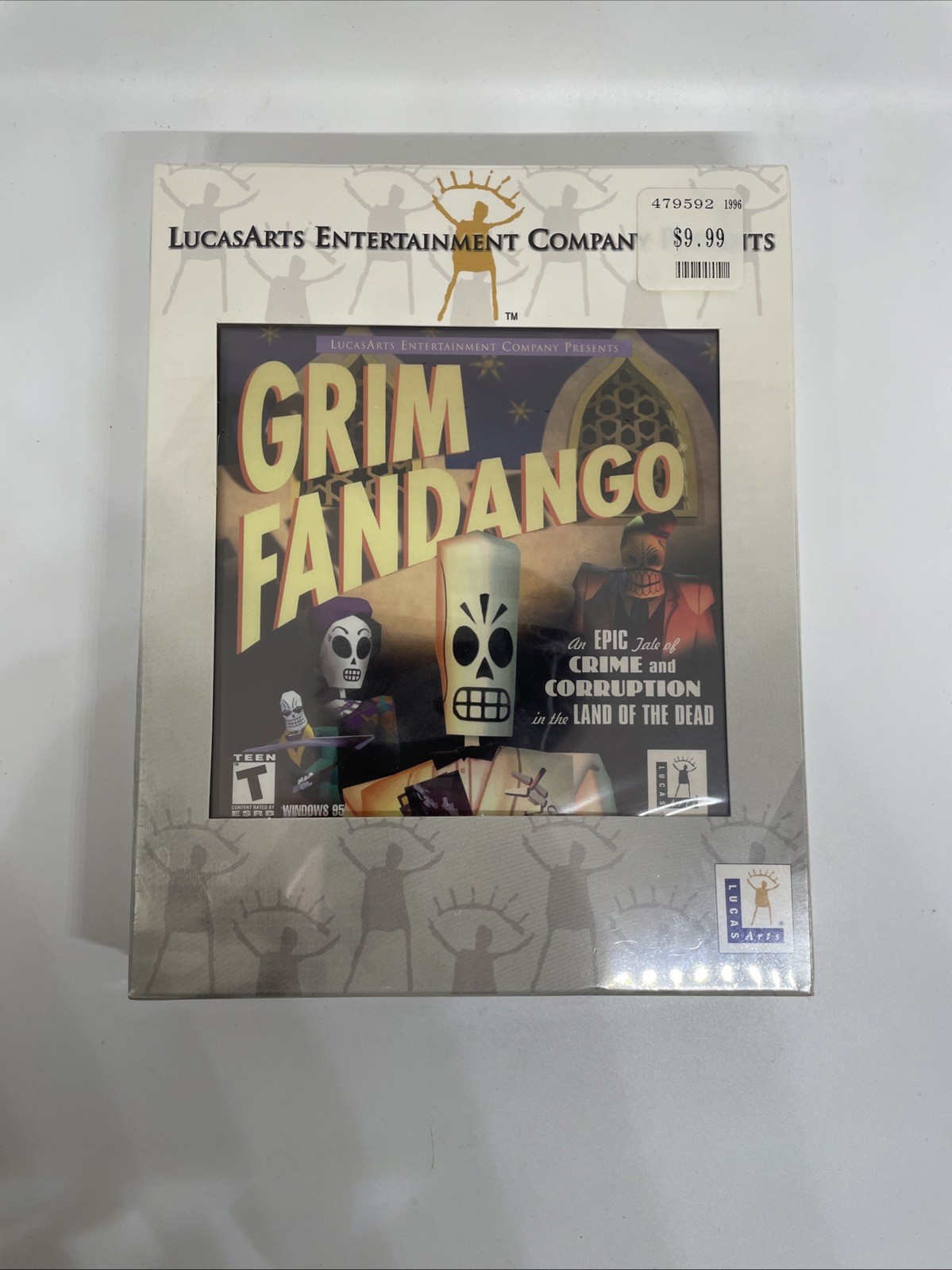 Grim Fandango Big Box PC Factory Sealed Shrink Wrapped RARE!