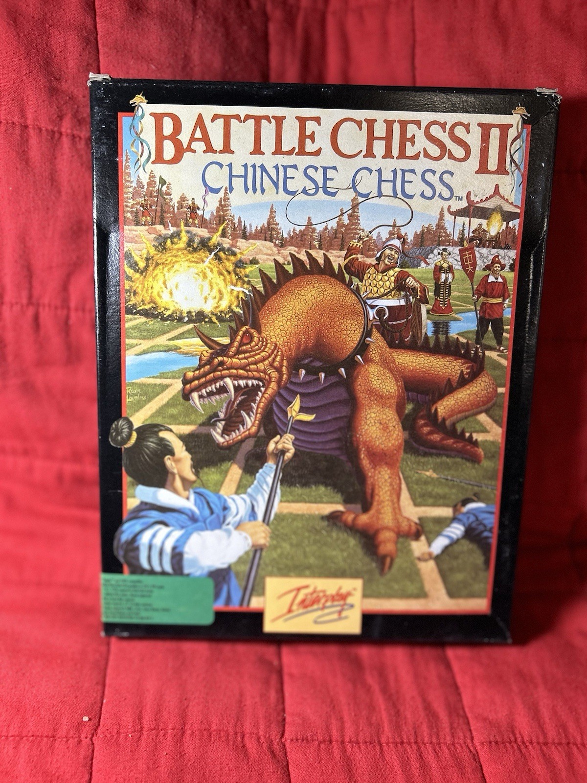 Interplay Battle Chess II Chinese Chess CIB Complete In Box Vintage IBM PC Game