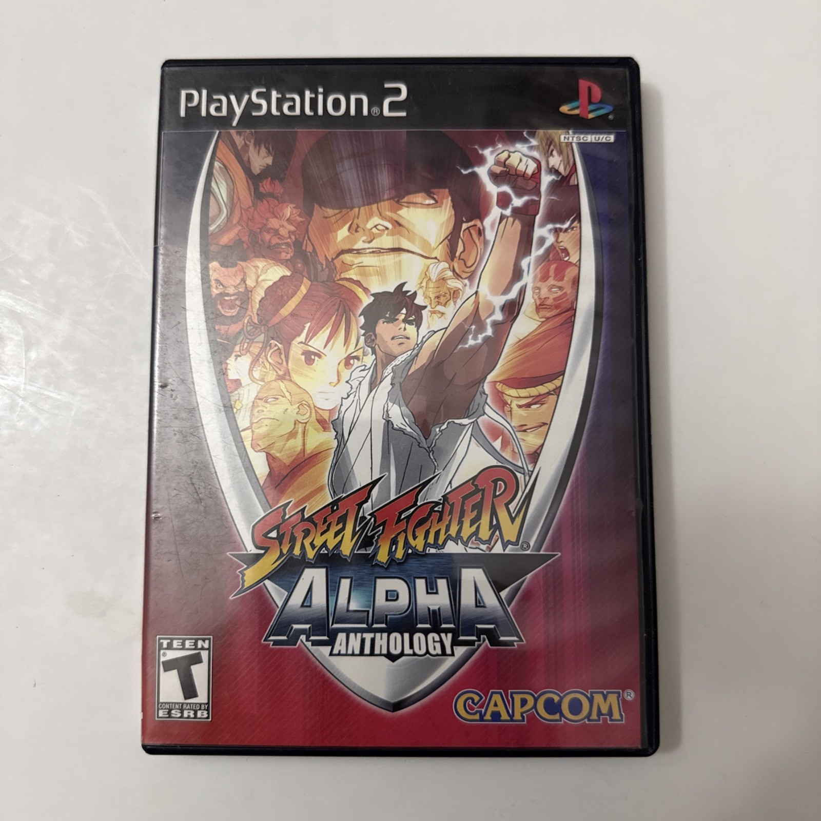 Street Fighter Alpha Anthology ( Sony PlayStation 2 ) PS2 W/Manual