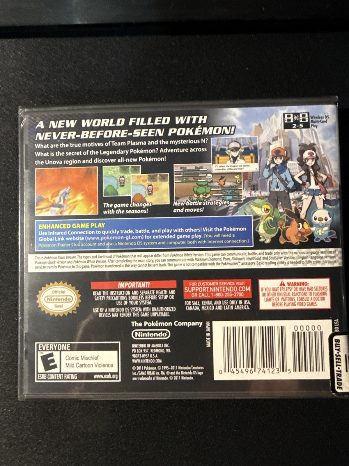 Pokemon Black Version – Nintendo DS Factory Sealed….