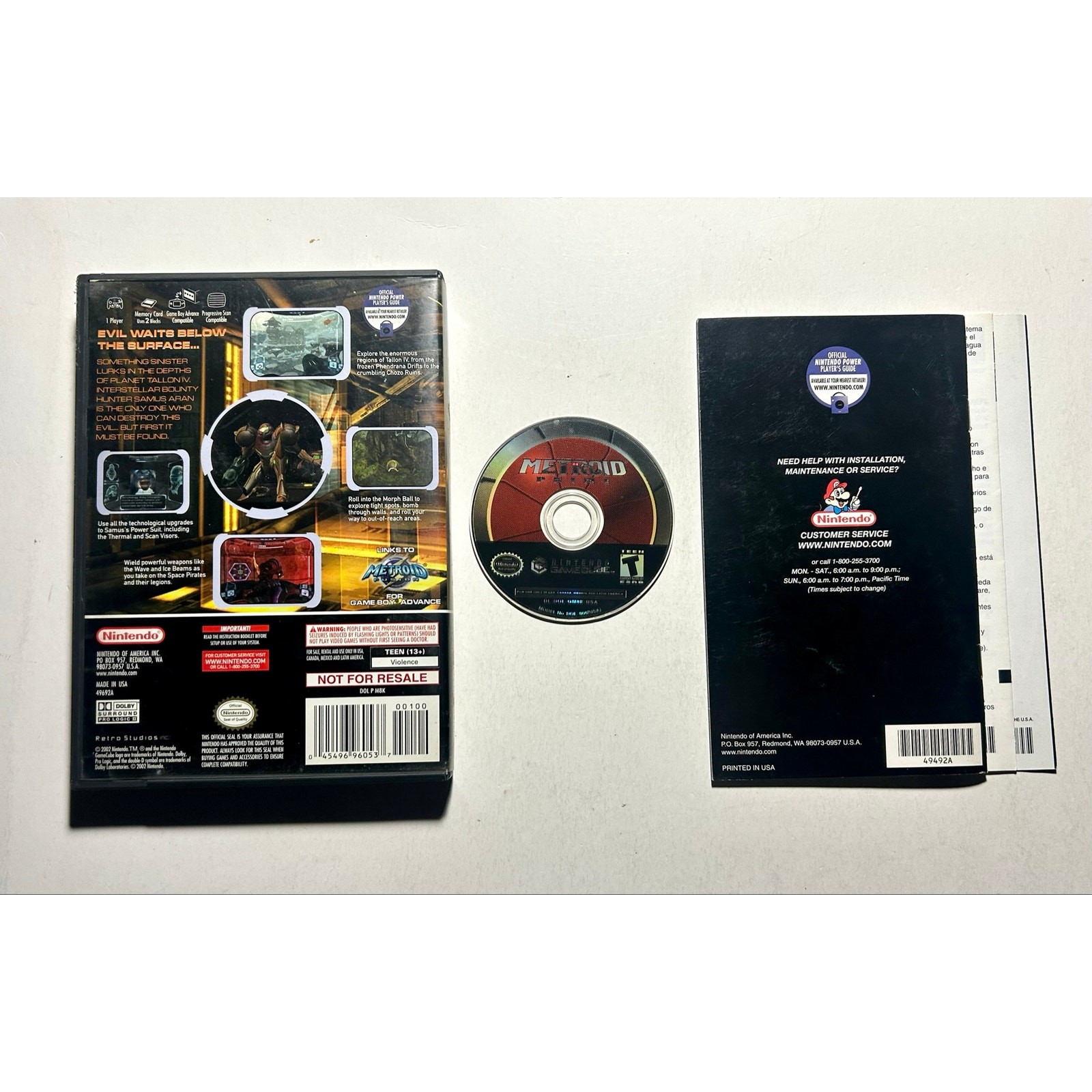 Metroid Prime Kmart Exclusive (Gamecube)works Complete CIB🔥Nice Shape!