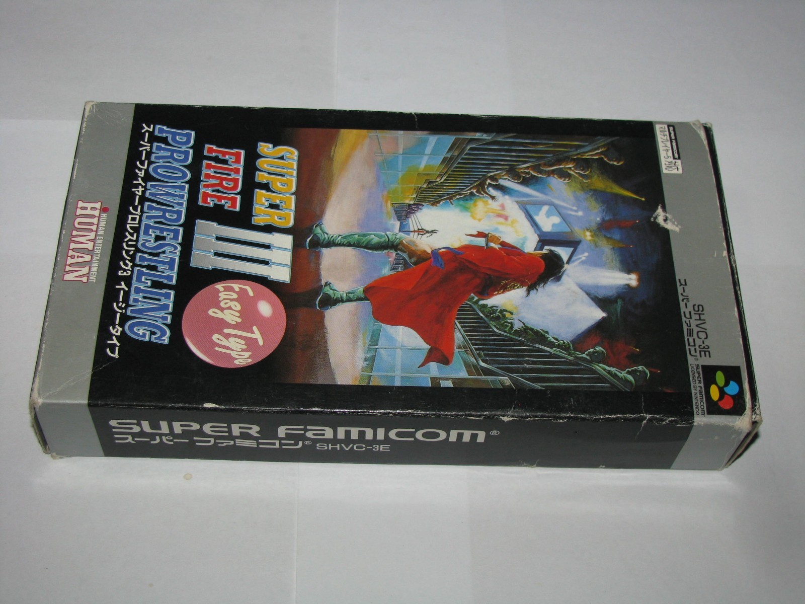 Super Fire Pro Wrestling III 3 Easy Type Super Famicom Japan +Box CIB US Seller