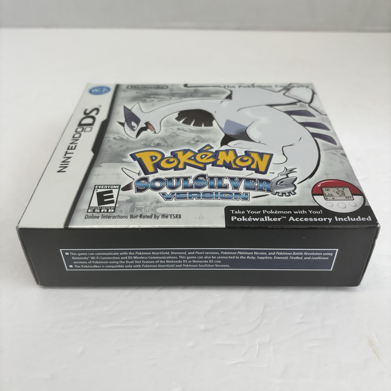 Pokemon SoulSilver Version DS Complete in Box with Pokewalker Authentic Tested
