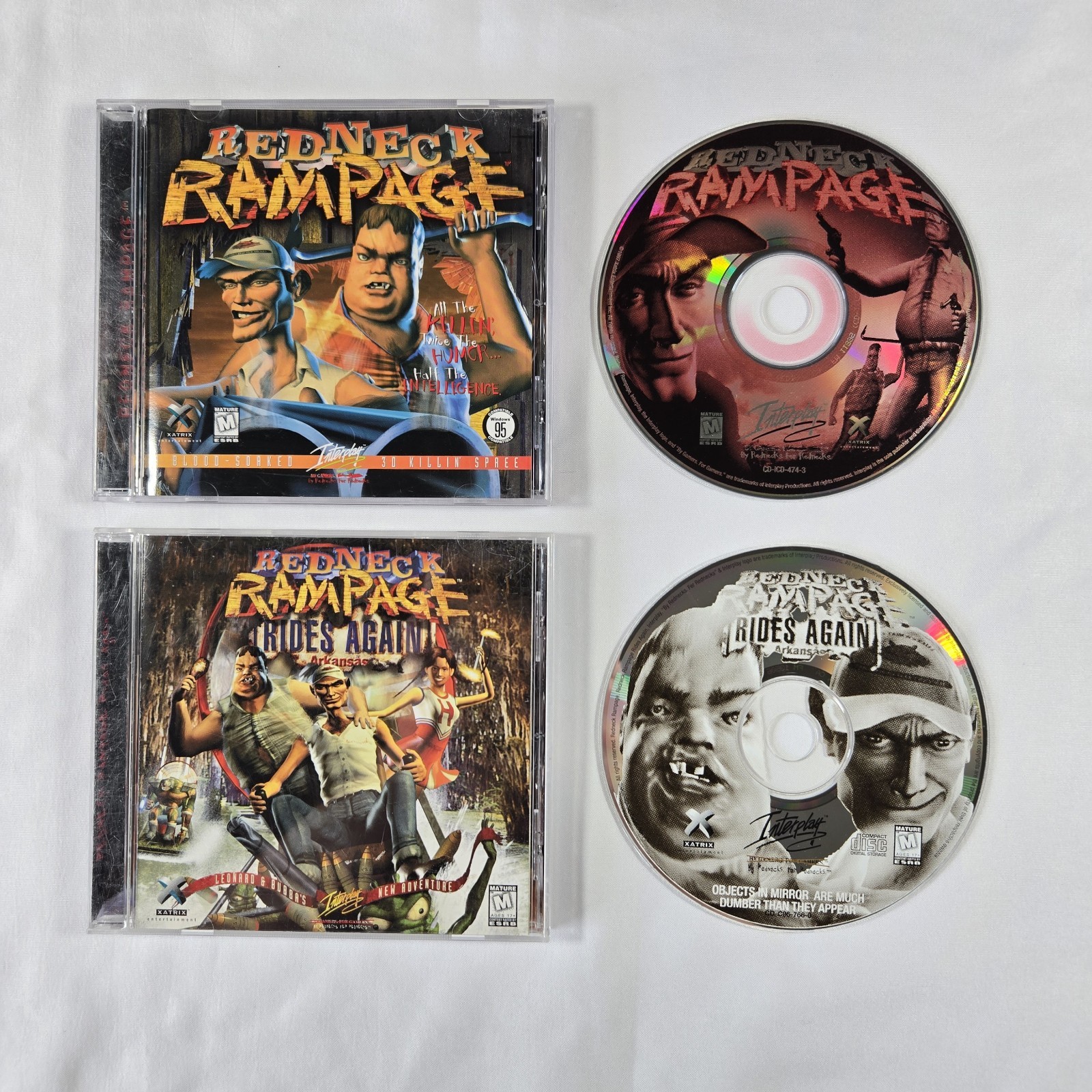 Redneck Rampage + Family Reunion PC Game Interplay 90s Retro Vintage