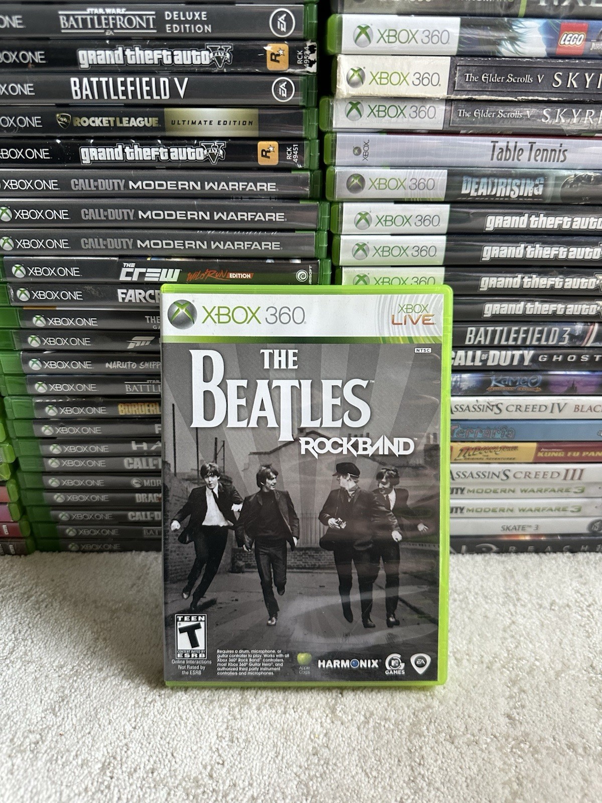 The Beatles Rock Band (Microsoft Xbox 360) Complete CIB Tested