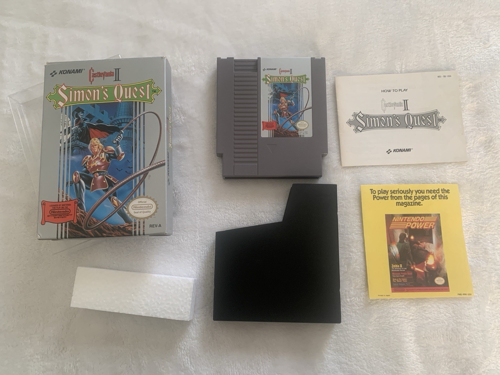 Castlevania II Simon’s Quest (Nintendo NES, 1988) CIB Complete Box Manual 2