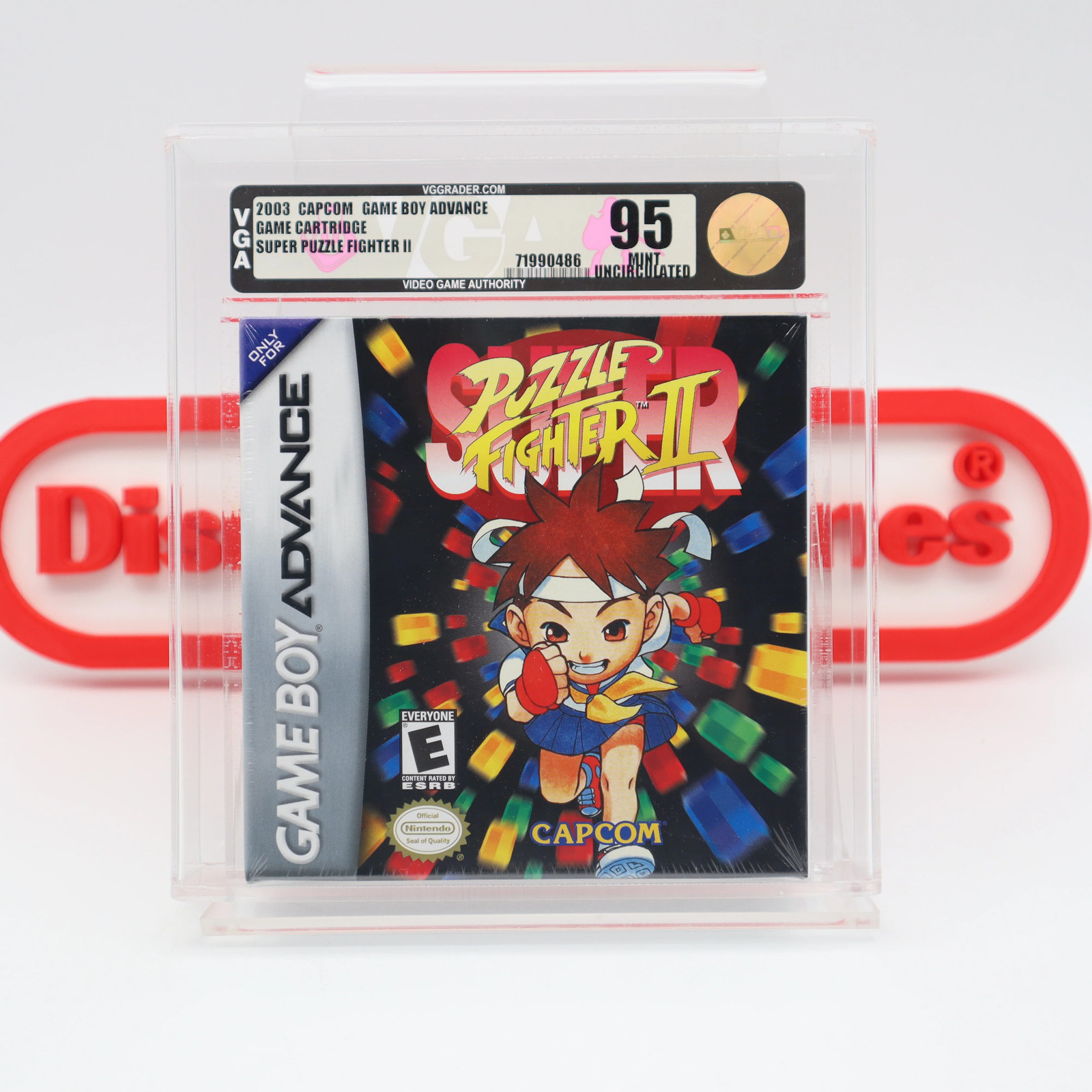 GBA SUPER PUZZLE FIGHTER II 2 – VGA GRADED 95 MINT UNCIRCULATED! NEW & Sealed!