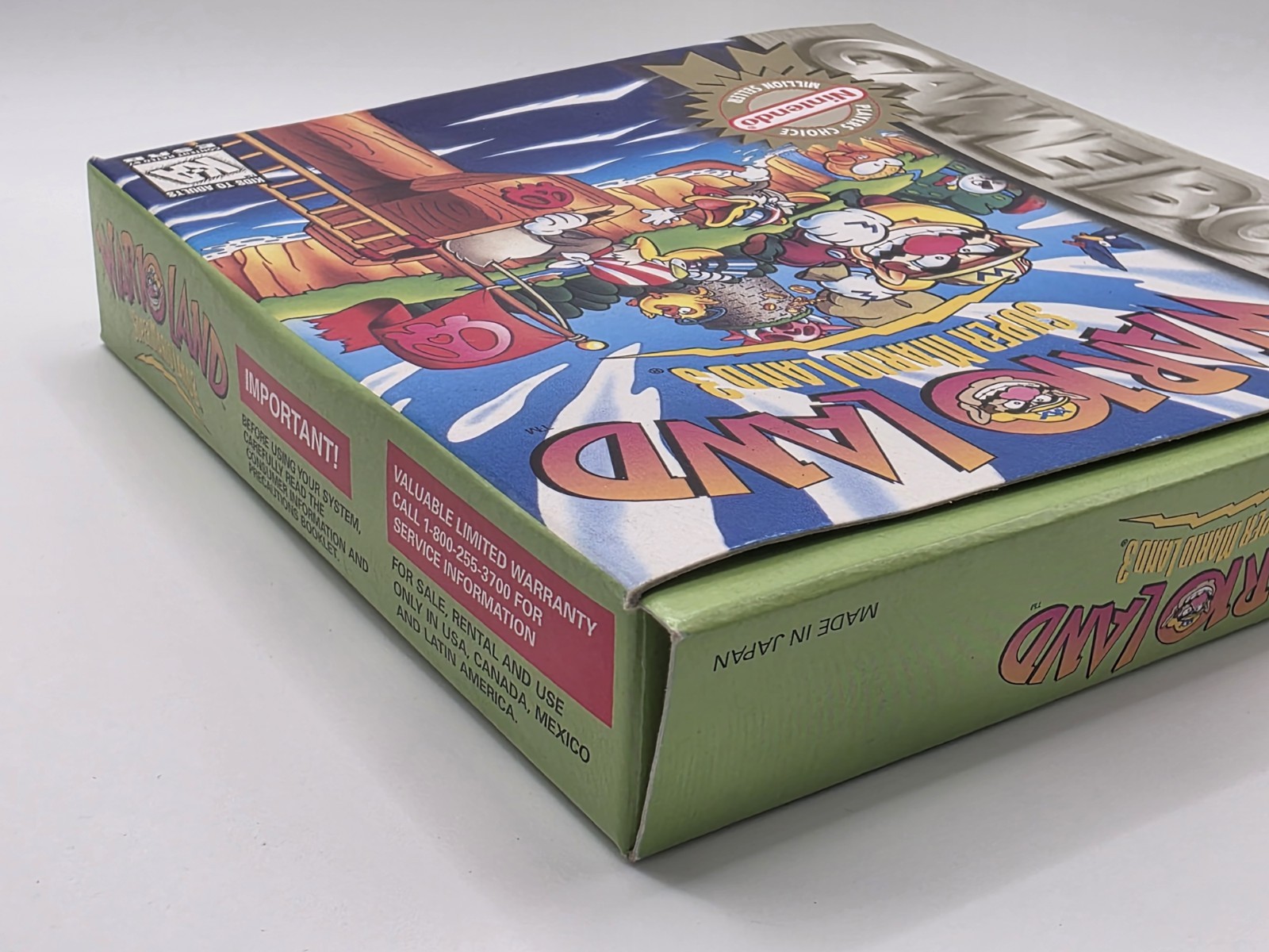 Wario Land Super Mario Land 3 CIB Game Boy Player’s Choice Complete + Poster