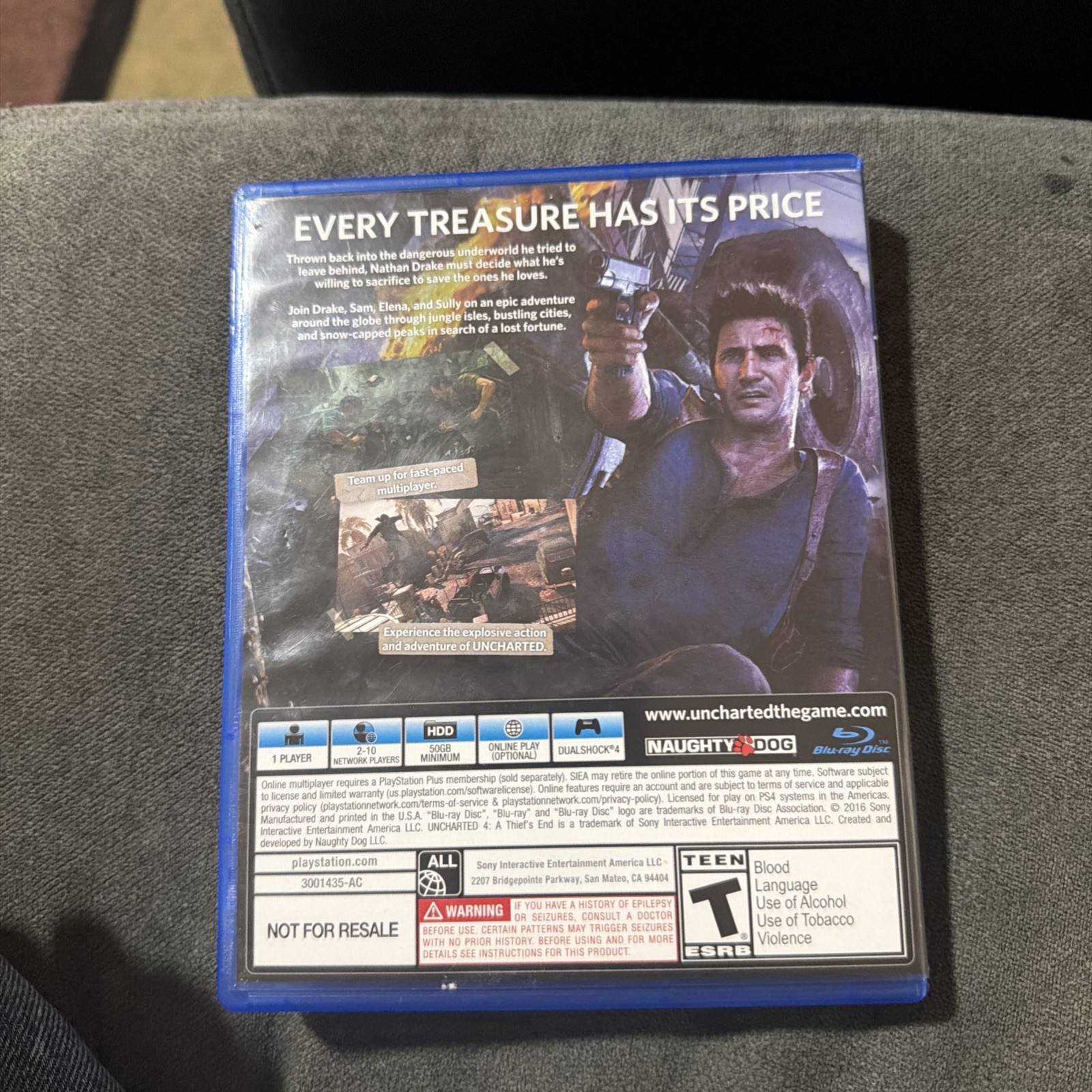 [COMPLETE/WORKING] Naughty Dog Uncharted 4: A Thief’s End PS4 Uncharted Series