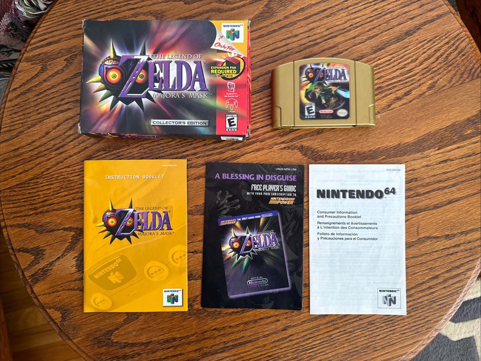 Legend Of Zelda Majora’s Mask N64 Nintendo 64 CIB Collector’s Edition
