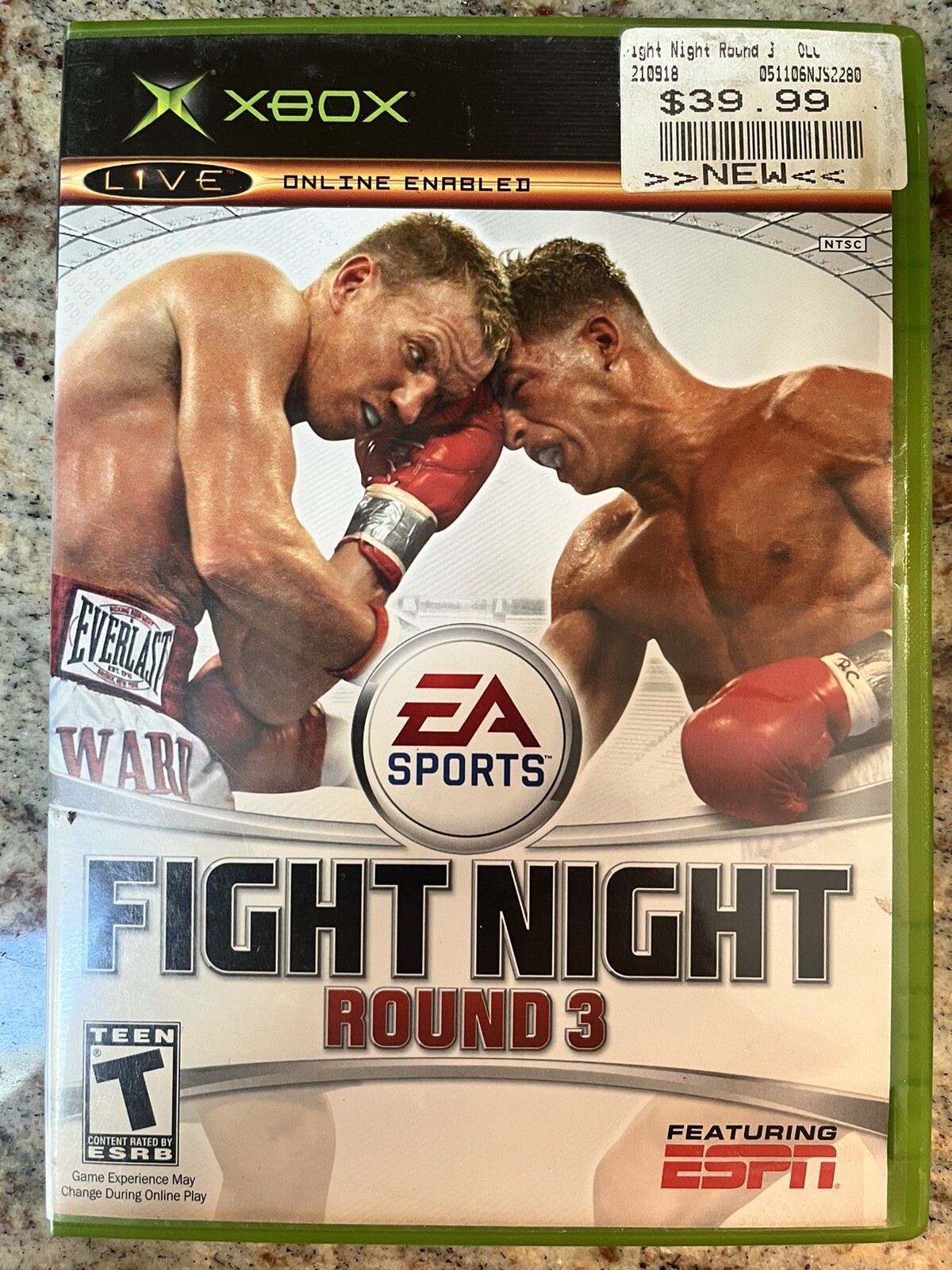 Fight Night Round 3 Microsoft Xbox (2006) Complete CIB Tester FAST SHIPPING