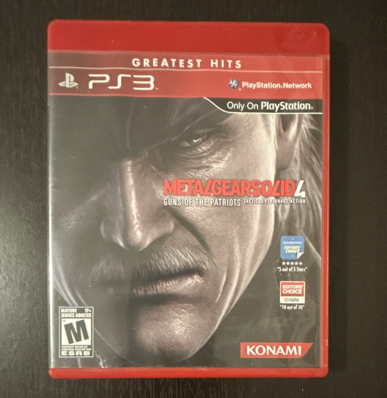 Metal Gear Solid 4 Guns of the Patriots MGS4 Greatest Hits PS3-Complete CIB Mint