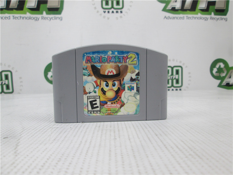 Nintendo N64 Mario Party 2 Game Cartridge NUS-NMWE-USA Tested