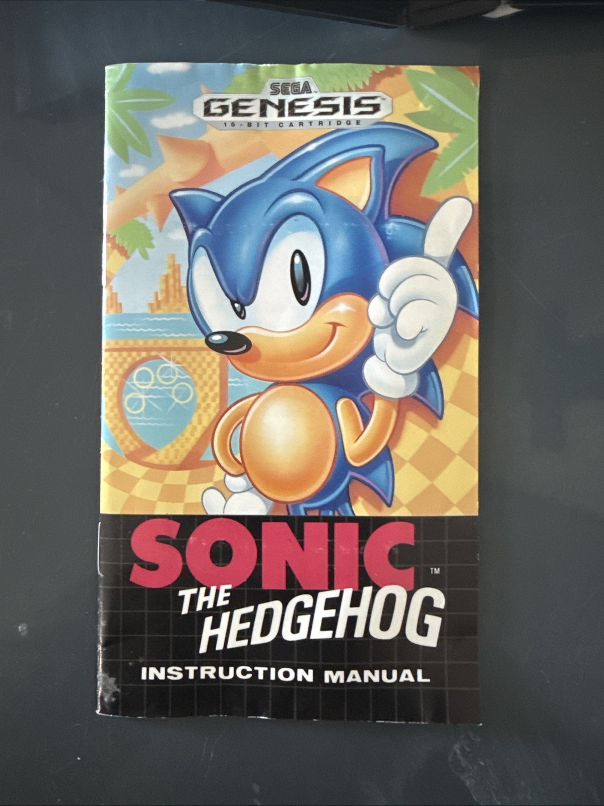 Sonic The Hedgehog (Sega Genesis, 1991) Retail Version, CIB, Great,